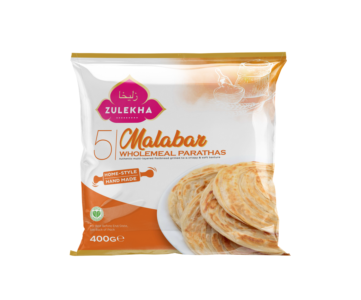 Malabar Wholemeal Paratha 5pc – Zulekha